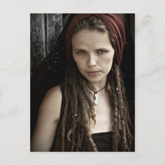 墓場の少女 ポストカード