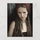 墓場の少女 ポストカード (正面)