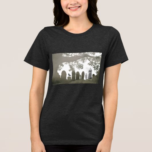 墓場の幽霊 トライブレンドTシャツ (正面)