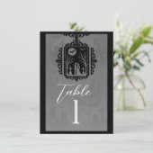 墓場の誓い ブラック＆グレイ ゴシック テーブルナンバー (スタンド正面)