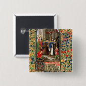 墓掘り作業者を持つ葬列 缶バッジ (正面&裏面)