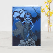 「墓掘り」グリーティングカード カード (黄色い花)