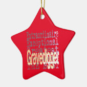 墓掘り セラミックオーナメント (左)