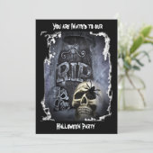 墓標およびスカル招待状 招待状 (スタンド正面)