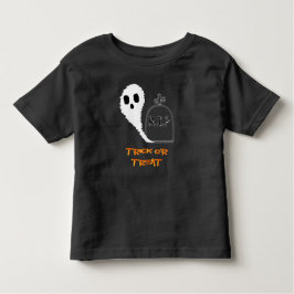墓用不気味ハロウィーン幼児Tシャツ付き幽霊 トドラーTシャツ