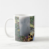 墓石とスカル コーヒーマグカップ (左)