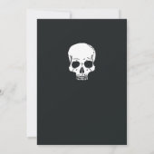 墓石と頭蓋骨 RIP 20代 30歳の誕生日 招待状 (裏面)