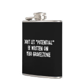 墓石に潜在的な書力を置くな フラスク (左)