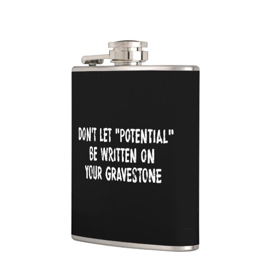 墓石に潜在的な書力を置くな フラスク (左)