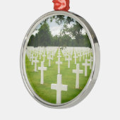 墓石のアーリントン国立墓地の列 メタルオーナメント (左)