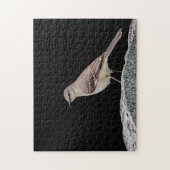 墓石の上に鳥を置く ジグソーパズル (縦)