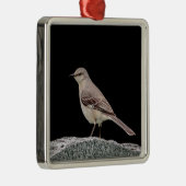 墓石の上に鳥を置く メタルオーナメント (右)