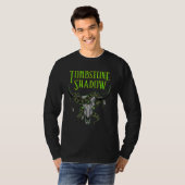 墓石の影 長袖Tシャツ Tシャツ (正面フル)