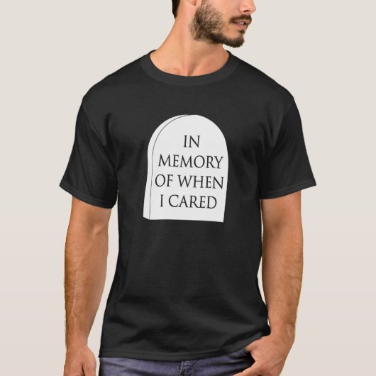 墓石の気にFavに乗った時の思い出おもしろいで Tシャツ (正面)
