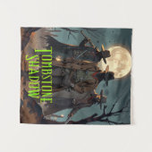 墓石シャドウタペストリー#1 タペストリー (正面(横))