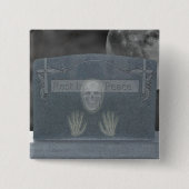 墓石ボタン 缶バッジ (正面)