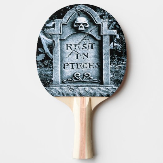 墓石墓用ハロウィーン 卓球ラケット (正面)