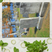 墓石皿タオル キッチンタオル (折り畳み)