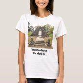 墓石観光客 Tシャツ (正面)