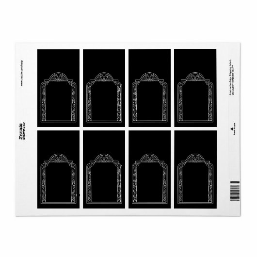 墓石 ラベル (フルシート)