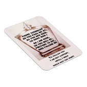 墓石、見知らぬ詩を一時停止 マグネット (右側)