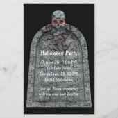 墓石 – Halloween Flyer チラシ (正面)