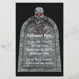墓石 – Halloween Flyer チラシ