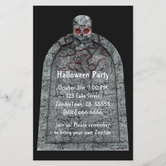 墓石 – Halloween Flyer チラシ
