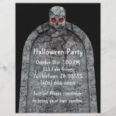 墓石 – Halloween Flyer チラシ (正面)