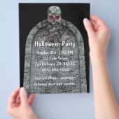 墓石 – Halloween Flyer チラシ (手)
