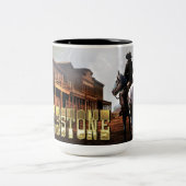 墓碑のマグ ツートーンマグカップ (中央)