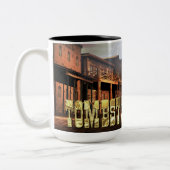 墓碑のマグ ツートーンマグカップ (左)