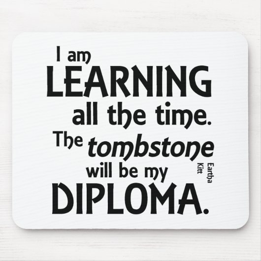 墓碑の免状 マウスパッド (正面)