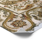 墓碑銘のある墓石 ポスター (角)