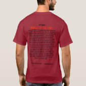 墓碑銘-死んだのの反乱[0354386] Tシャツ (裏面)