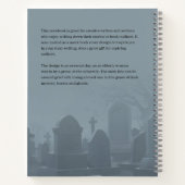 墓脇の本の表紙インスピレーション手帳 ノートブック (裏面)