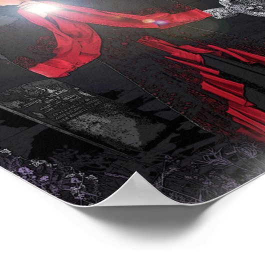 墓色魅力的な女性 ポスター (角)