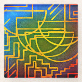 墓 ガラスコースター (正面)