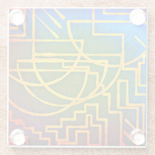 墓 ガラスコースター (裏面)