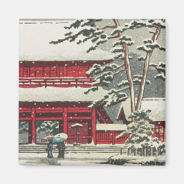 増上寺 川瀬巴水 新版画 風景 マグネット