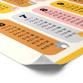 増倍表学校教学育 ポスター (角)