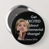 増加変更について興奮する得て下さい! 缶バッジ (正面&裏面)