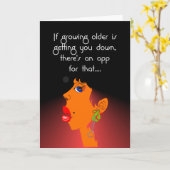 増大する古いハッピーバースデーの願い カード (黄色い花)