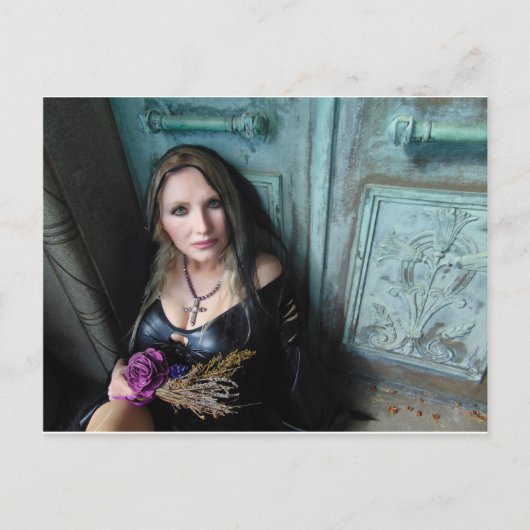 増幅されたベール付きはがき ポストカード (正面)