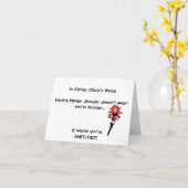 増幅されたメッセージカード カード (黄色い花)