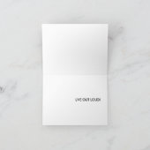 増幅されたメッセージカード カード (内部)