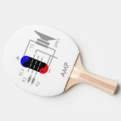 増幅管 卓球ラケット (横)