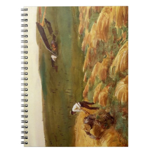 墜落した飛行機(John Singer Sargent) ノートブック (正面)