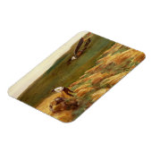 墜落した飛行機(John Singer Sargent) マグネット (左側)