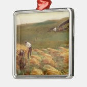 墜落した飛行機(John Singer Sargent) メタルオーナメント (左)